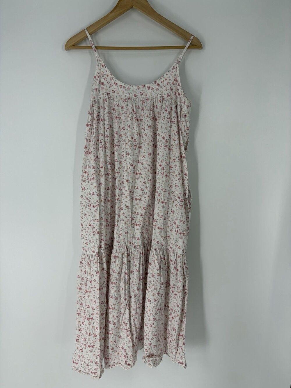 Petite Plume Chloe Nightgown Size Small Floral Print Sleep Dress Cottagecore - Picture 7 of 11